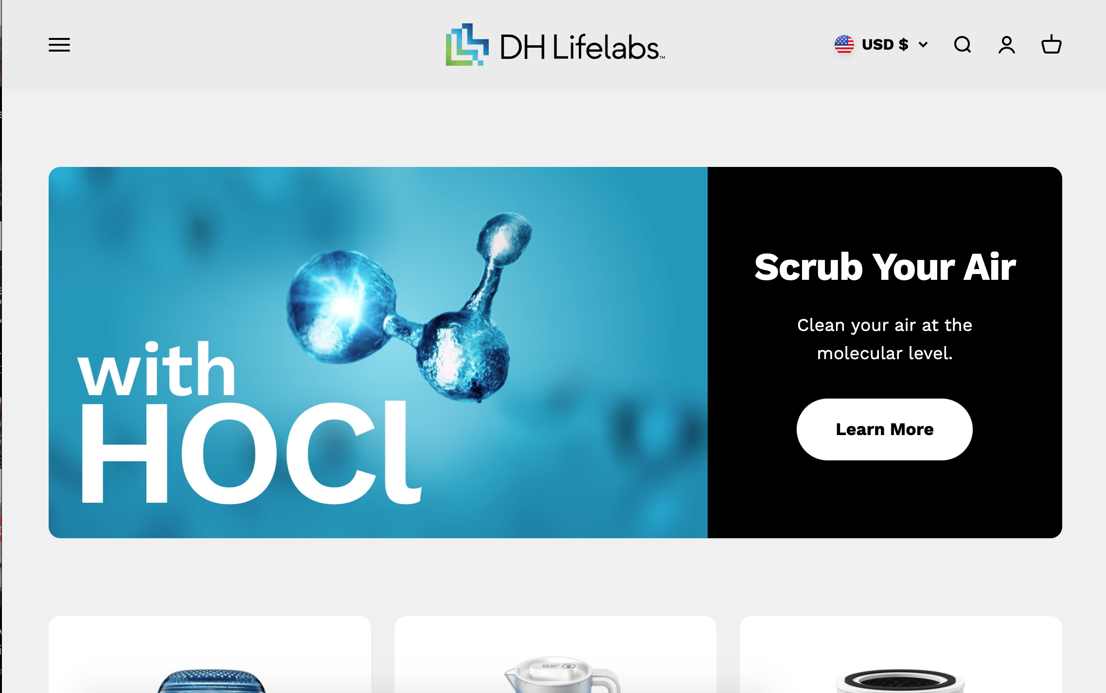 DH Lifelabs website